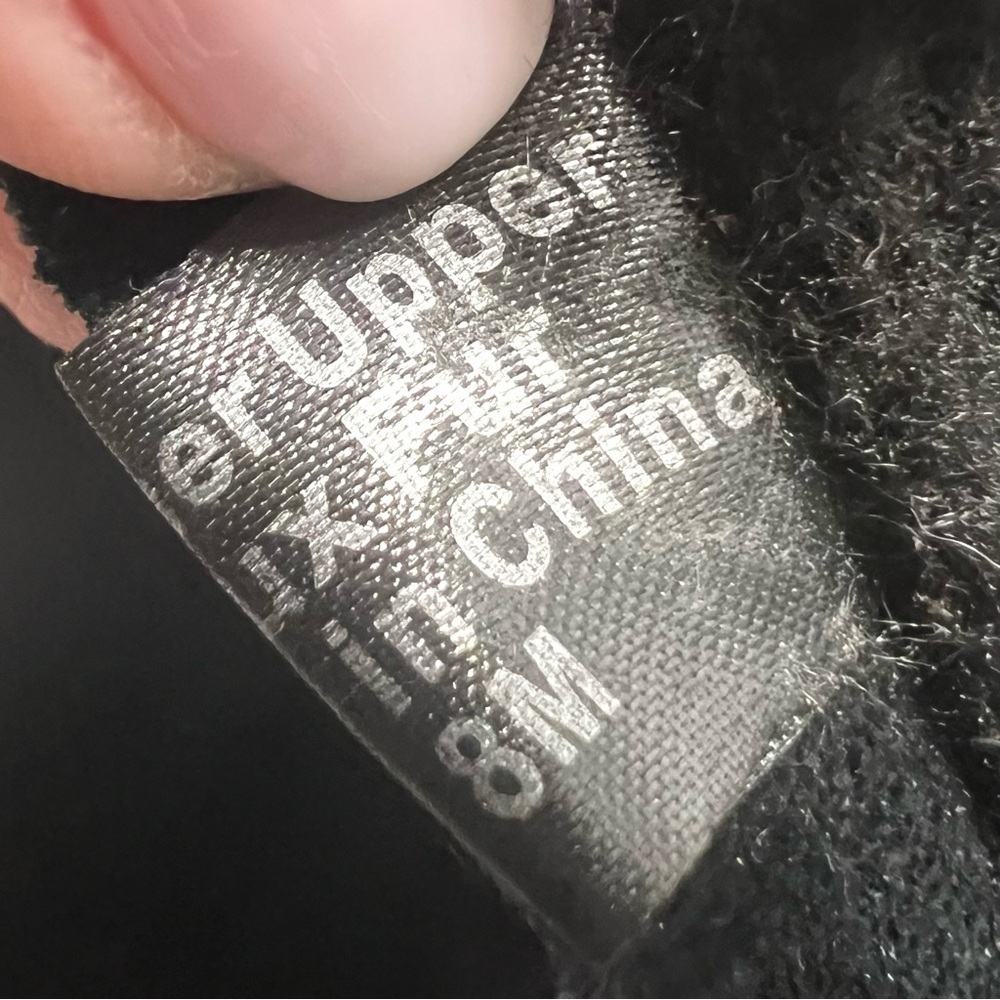 J Slides Wells Black Suede Faux Fur Lined Waterproof Cold Weather Boots Womens 8 - Picture 13 of 13